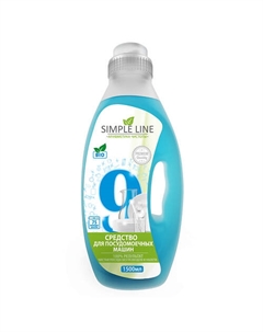 Моющее средство для посудомоечных машин 1500 Simple line