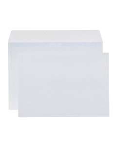 Набор конвертов C5 162 х 229 мм, без подсказа, без окна, отрывная лента, внутренняя запечатка, 80 г/м2, 50 штук Kurt