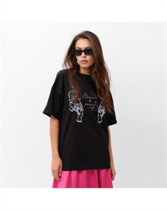 Футболка женская Tiger, размер 48-50, чёрная Mist