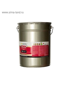 Атмосферостойкая алкидная эмаль ПФ-115 для наружных и внутренних работ, жёлтая, 20 кг (33 шт./пал) Лакра