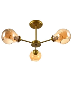 Люстра 1090/3GD 40 Вт Е27 золото 56×56×27 см Bayerlux