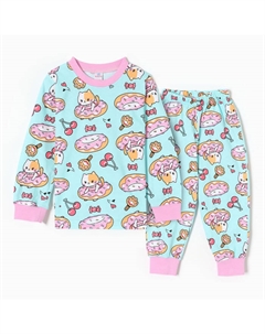 Пижама для девочек, цвет мятный, рост 92 см Bonito