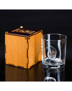 Стакан "Непробиваемый. Whiskey Bullet", с пулей, для виски 250 мл Сима-ленд