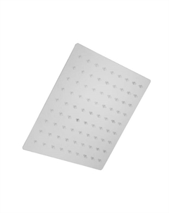 Лейка стационарная ZEIN Z020, квадратная, 20×20 см, 1 режим, полированная нерж. сталь Zein