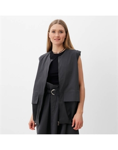 Жилет женский на молнии : Safari, графит, размер 44 Minaku