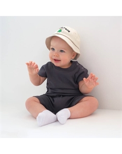 Песочник-футболка детский, рост 74-80 см, графитовый Minaku