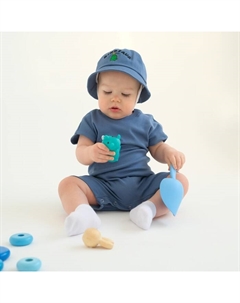 Песочник-футболка детский, рост 62-68 см, синий Minaku