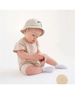 Песочник-футболка детский, рост 68-74 см, бежевый Minaku