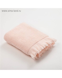 Полотенце махровое Fringe 70х130 персиковый, 100% хлопок, 360 г/м2 Lovelife