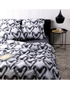 Постельное бельё 1.5-спальное «. Dark love», бязь Ночь нежна