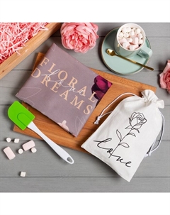 Набор подарочный «» Floral dreams: полотенце 40×73 см, лопатка Этель