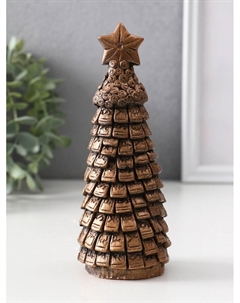 Фигурка ёлка «Ёлка денежная», 15×6×6 см, бронза Хорошие сувениры