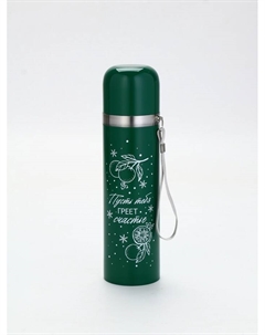 Термос с подвесом новогодний «Счастье греет», 500 мл Сима-ленд