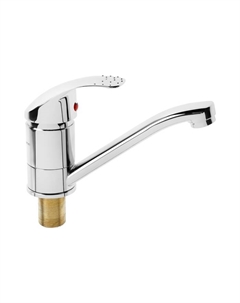 Смеситель для кухни «БЕЛЫЕ КОЛОДЕЗИ» A443-15 TYE-2105, однорычажный, излив 150 мм, хром Белые колодези