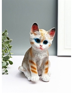 Копилка для денег «Котёнок», полистоун, 19.5×14 см Хорошие сувениры