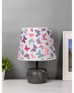 Настольная лампа «Энель» E14 40 Вт серый Risalux