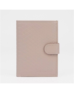 Обложка для автодокументов и паспорта, цвет пудра Textura
