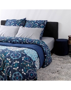 Постельное бельё евро «Бухара», поплин Luisa de rizzo