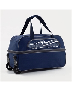 Сумка дорожная на колёсах, отдел на молнии, с увеличением, наружный карман, цвет синий Luris