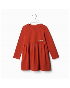 Платье для девочки, цвет терракотовый, рост 86-92 см Моему малышу