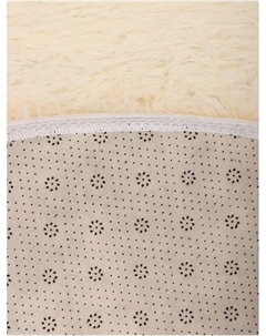 Ковер с ворсом «», d=120 см, молочный Этель