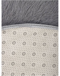 Ковер с ворсом «», d=120 см, серый Этель