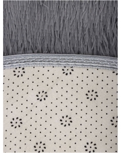 Ковер с ворсом «», d=80 см, серый Этель