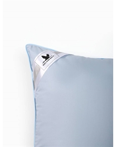 Подушка высокая «. Стандарт-Н», 50×70 см, пух 30%, перо 70%, тик 100 %, голубая Belashoff