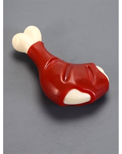 Игрушка для собак «Окорок» Premium, 11.5 см, TPR+нейлон, микс цветов Пижон