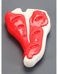 Игрушка для собак «Стейк» Premium, 10.5 см, TPR+нейлон, микс цветов Пижон