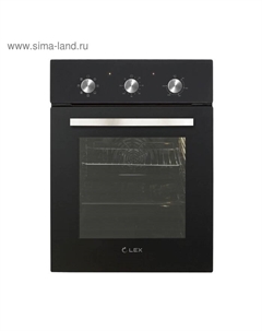 Духовой шкаф Lex EDM 4570 BL, электрический, 50 л, класс А, черный