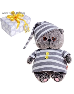 Мягкая игрушка «Басик BABY», в пижамке, 20 см Басик и ко