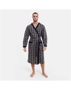 Халат мужской, цвет коричневый, размер 54 Brus