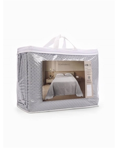 Покрывало «», 230×260 см, 100% п/э, серое Этель