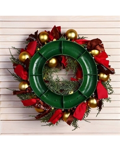 Венок новогодний d=30 см «. Уютная сказка» Зимнее волшебство