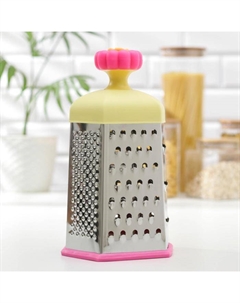 Тёрка шестигранная, 25×14,5×11 см, цвет МИКС Доляна