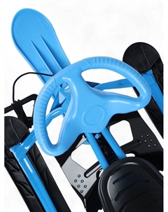 Снегокат, черный, голубой, ТСП/1 Nika kids