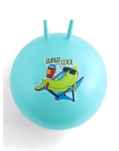 Мяч - прыгун с рожками Super Cool, d=65 см, бирюзовый Onlytop