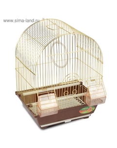 Клетка N 2100A для птиц, золото, 30×23×39 см Triol