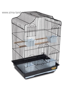 Клетка N 6007 для птиц, 47×36×68 см, эмаль, микс Triol