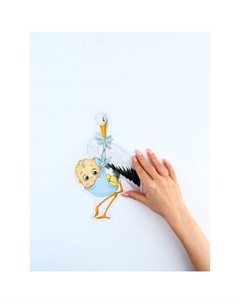 Набор магнитов на авто «Еду за сыном», на выписку, 42 см × 29.7 см Долго и счастливо