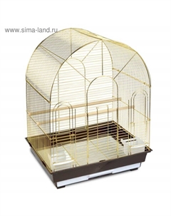 Клетка N 1300G-K для птиц, золото, 52×41×66.5 см Triol
