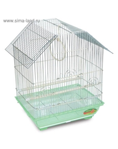 Клетка N 1608 для птиц, цинк, 34.5×26×44 см Triol