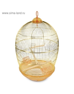 Клетка N 480 для птиц, золото, d=48×76.5 см Triol