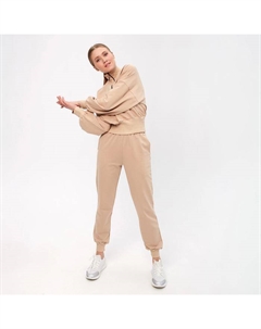 Костюм женский (свитшот, брюки) : Casual Collection, размер 42, бежевый Minaku