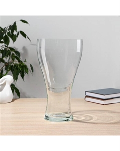 Ваза «Кубок», средняя, h=30 см,d=17 см, стекло, прозрачная Evis