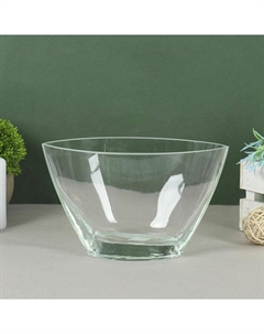 Ваза «Ефрат», 1.05 л, 12×21 см, стекло, прозрачная Evis