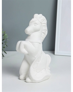 Копилка для денег «Лошадка с попоной», гипс, 25 см, натуральный, под роспись Хорошие сувениры