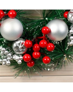 Венок новогодний d=25 см «. Яблочки и ягодки» Зимнее волшебство