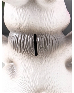 Копилка для денег «Радостный заяц», гипс, серый, 21 см Хорошие сувениры